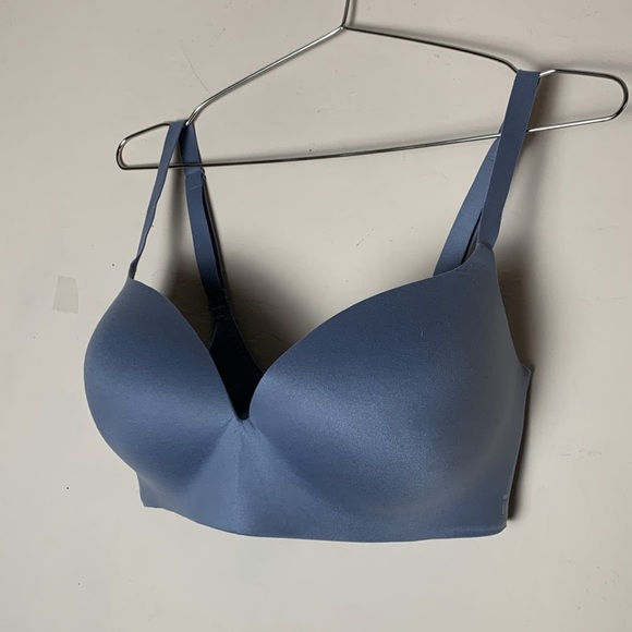 TOMMY JOHN SECOND SKIN LIGHTLY LINED WIRELESS DEMI BRA IN FLINT STONE SIZE 32D - Picture 3 of 6